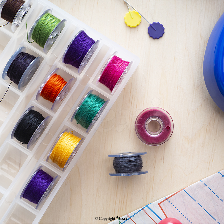 TEXI 4033 - Storage box for 25 bobbins (bobbins not included) - 3 Storage box for 25 bobbins (bobbins not included)
