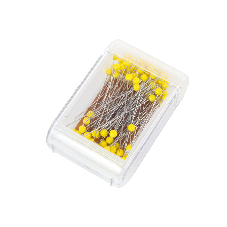 Steel pins, nickle plated 0.6 x 48 mm, box of 75 pcs.
