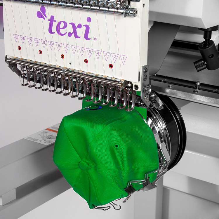 TEXI 1501 TS PREMIUM - Industrial, one-head, fifteen-needle embroidery machine - 2 Industrial, one-head, fifteen-needle embroidery machine