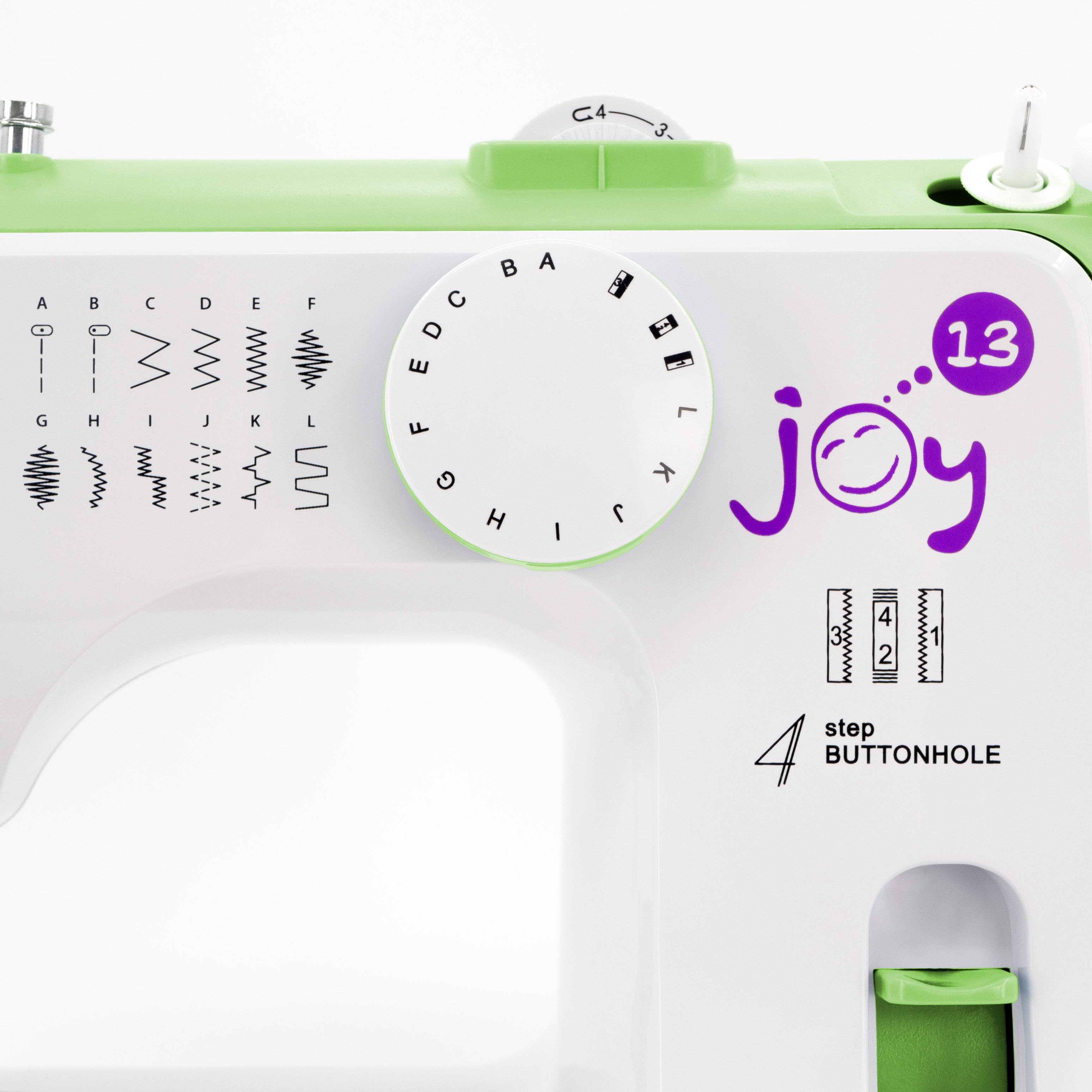 TEXI JOY 13 GREEN - Multifunctional mechanical sewing machine, 13 stitches - 6 Multifunctional mechanical sewing machine, 13 stitches
