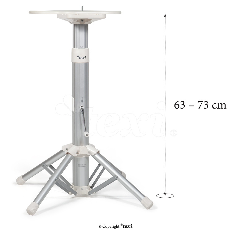 Apollo steam press telescopic stand, height 63-73 cm