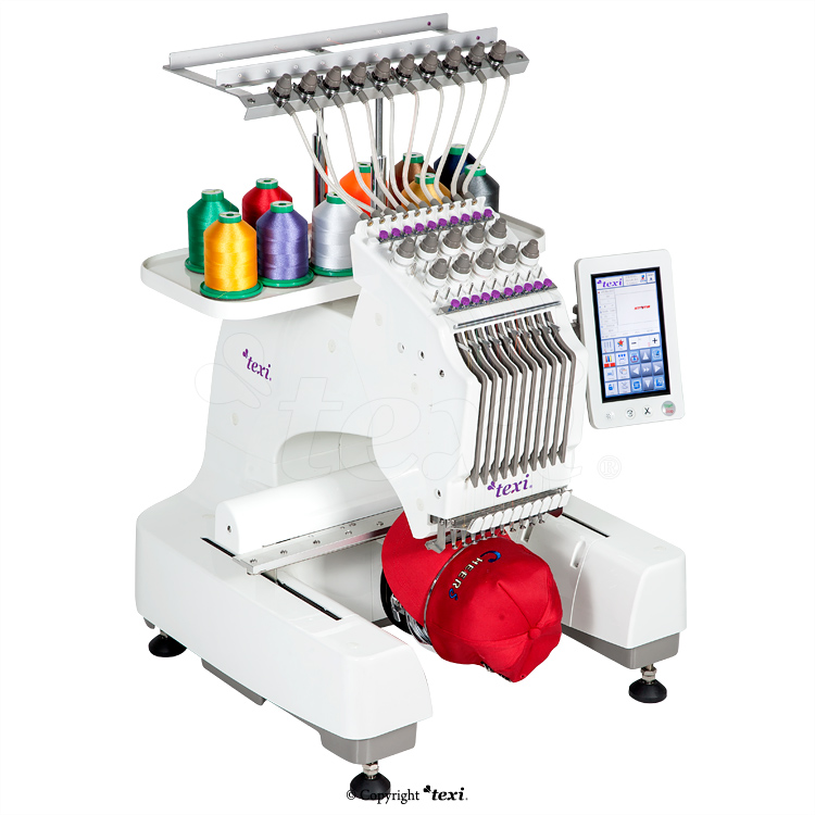 Embroidery machine - 1-head, 10-needle + stand and thread set for FREE