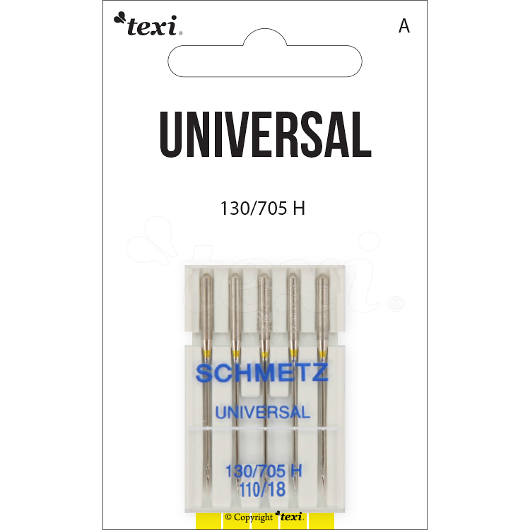Universal needles for household machines, 5 pcs, size 110