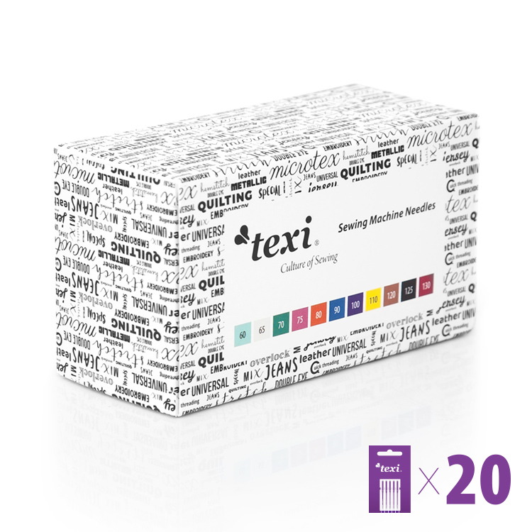 TEXI OVERLOCK HAx1 SP 5X75 - Needles for overlock household machines, 5 pcs, size 75 - 3 Needles for overlock household machines, 5 pcs, size 75