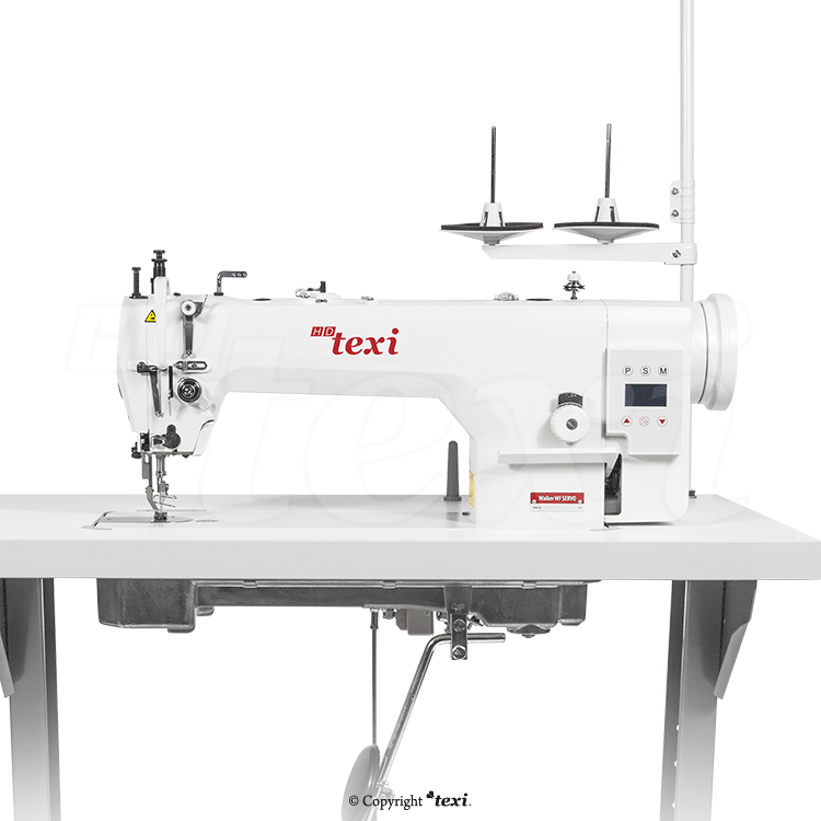 TEXI WALKER WF SERVO PREMIUM EX - Upholstery and leather lockstitch machine with built-in Servo motor and control box (Mechatronic), bottom feed and walking foot, large hook - complete machine - 3 Upholstery and leather lockstitch machine with built-in Servo motor and control box (Mechatronic), bottom feed and walking foot, large hook - complete machine