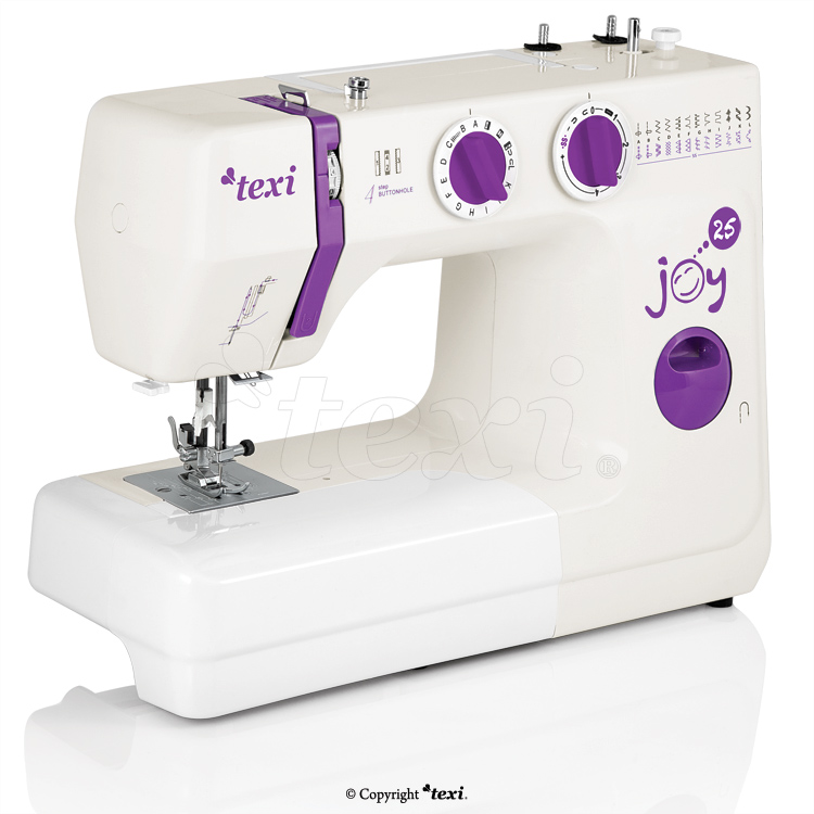 TEXI JOY 25 CHRISTMAS SET - Multifunctional mechanical sewing machine, 25 stitches with extras - 1 Multifunctional mechanical sewing machine, 25 stitches with extras