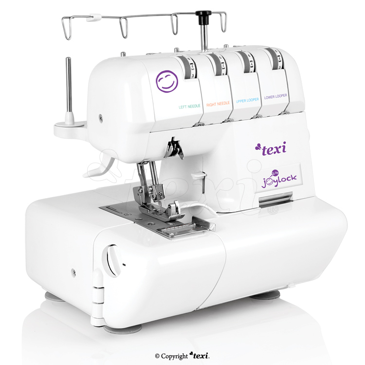 TEXI JOYLOCK 2/4 CHRISTMAS SET - 2, 3, 4-thread overlock machine for all types of materials - 1 2, 3, 4-thread overlock machine for all types of materials