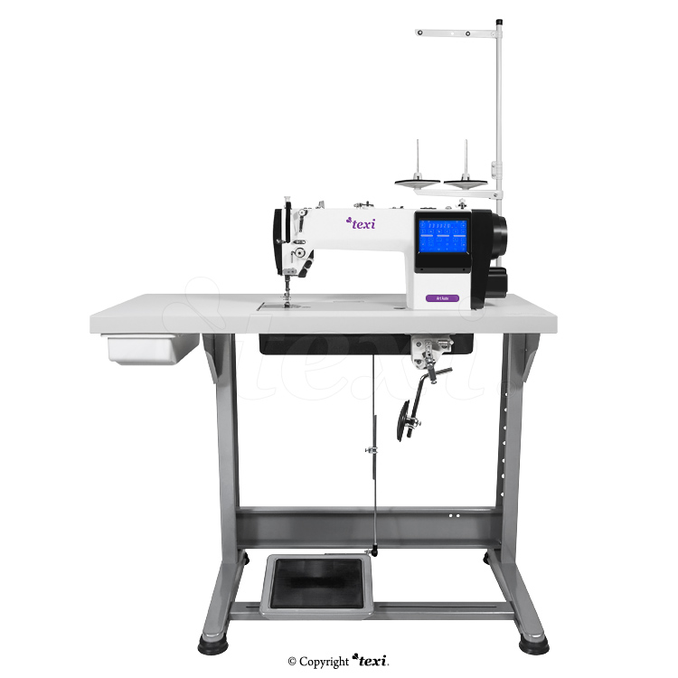 TEXI ART AUTO H PREMIUM - Automatic 1-needle lockstitch sewing machine for heavy materials, with additional possibility of sewing decorative stitches. - 1 Automatic 1-needle lockstitch sewing machine for heavy materials, with additional possibility of sewing decorative stitches.