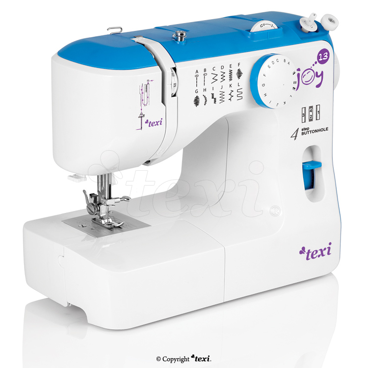 TEXI JOY 13 BLUE KID SET - Multifunctional mechanical sewing machine, 13 stitches - 3 Multifunctional mechanical sewing machine, 13 stitches