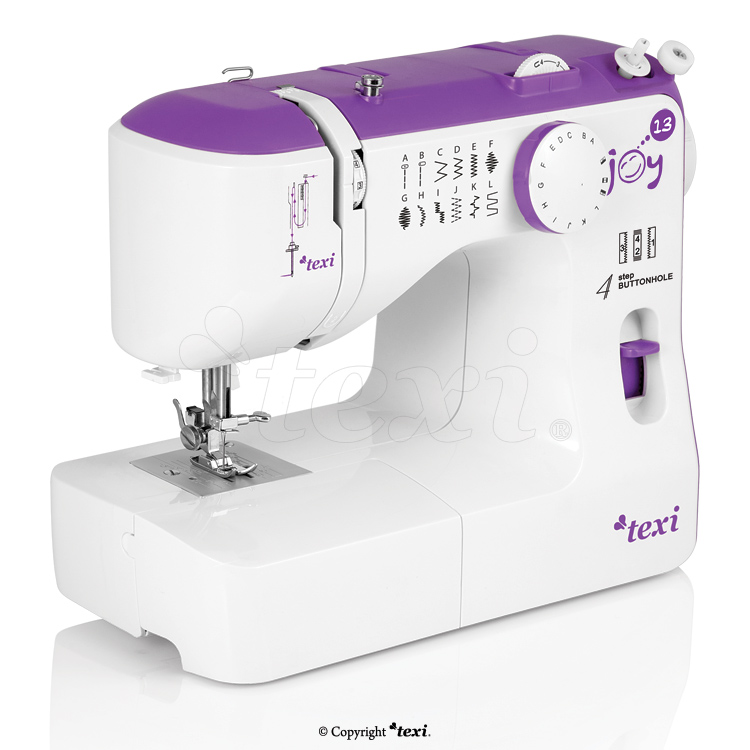 TEXI JOY 13 PURPLE KID SET - Multifunctional mechanical sewing machine, 13 stitches - 4 Multifunctional mechanical sewing machine, 13 stitches