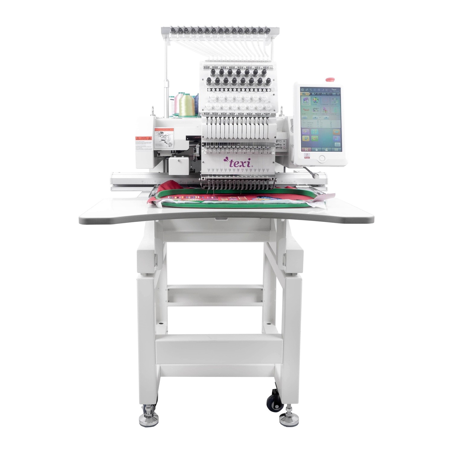 15 needle embroidery machine with working area 600 x 400 mm + hoop SET + FREE thread set