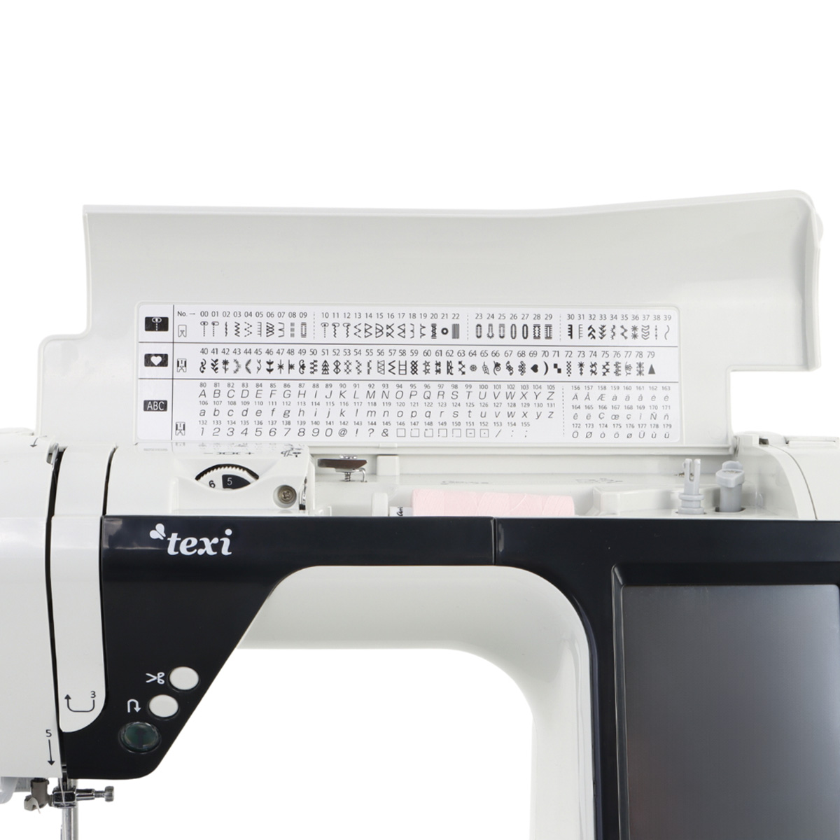 TEXI TANGO - Multifunctional computerised sewing machine with 180 sewing programmes - 4 Multifunctional computerised sewing machine with 180 sewing programmes