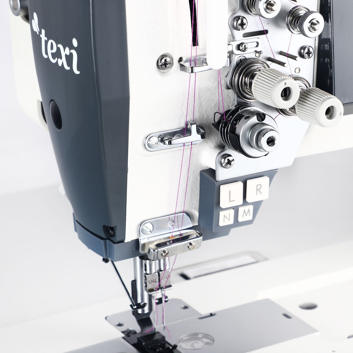 TEXI TWIN 6HF PREMIUM - Automatic double needle lockstitch machine TEXI TWIN 6HF, medium and heavy fabrics - 3 Automatic double needle lockstitch machine TEXI TWIN 6HF, medium and heavy fabrics