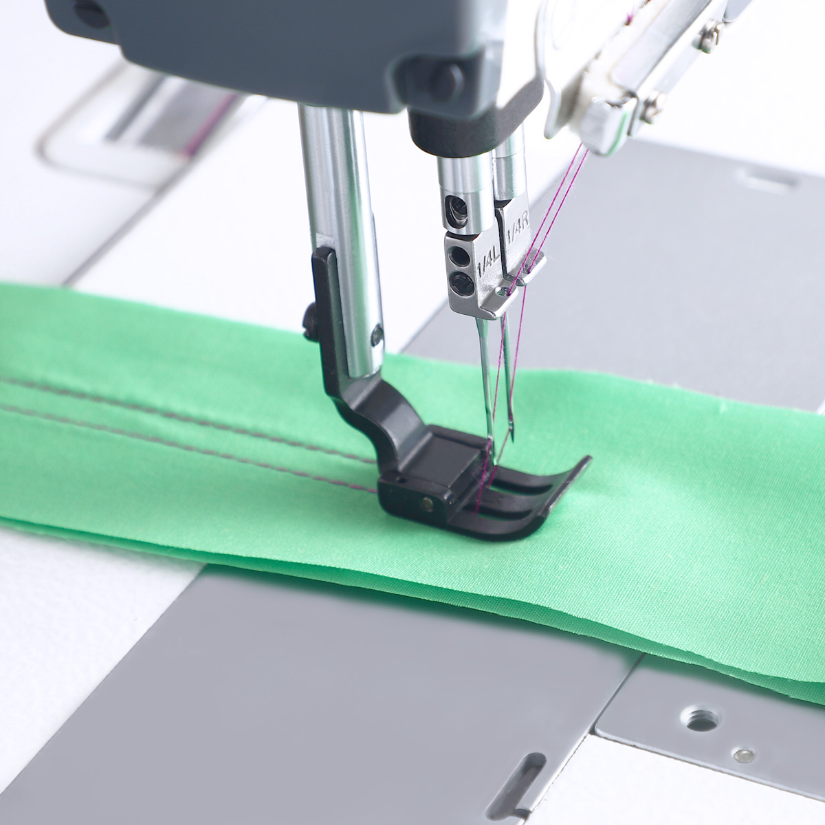 TEXI TWIN 1F PREMIUM - Double needle lockstitch machine TEXI TWIN 1F - 6 Double needle lockstitch machine TEXI TWIN 1F