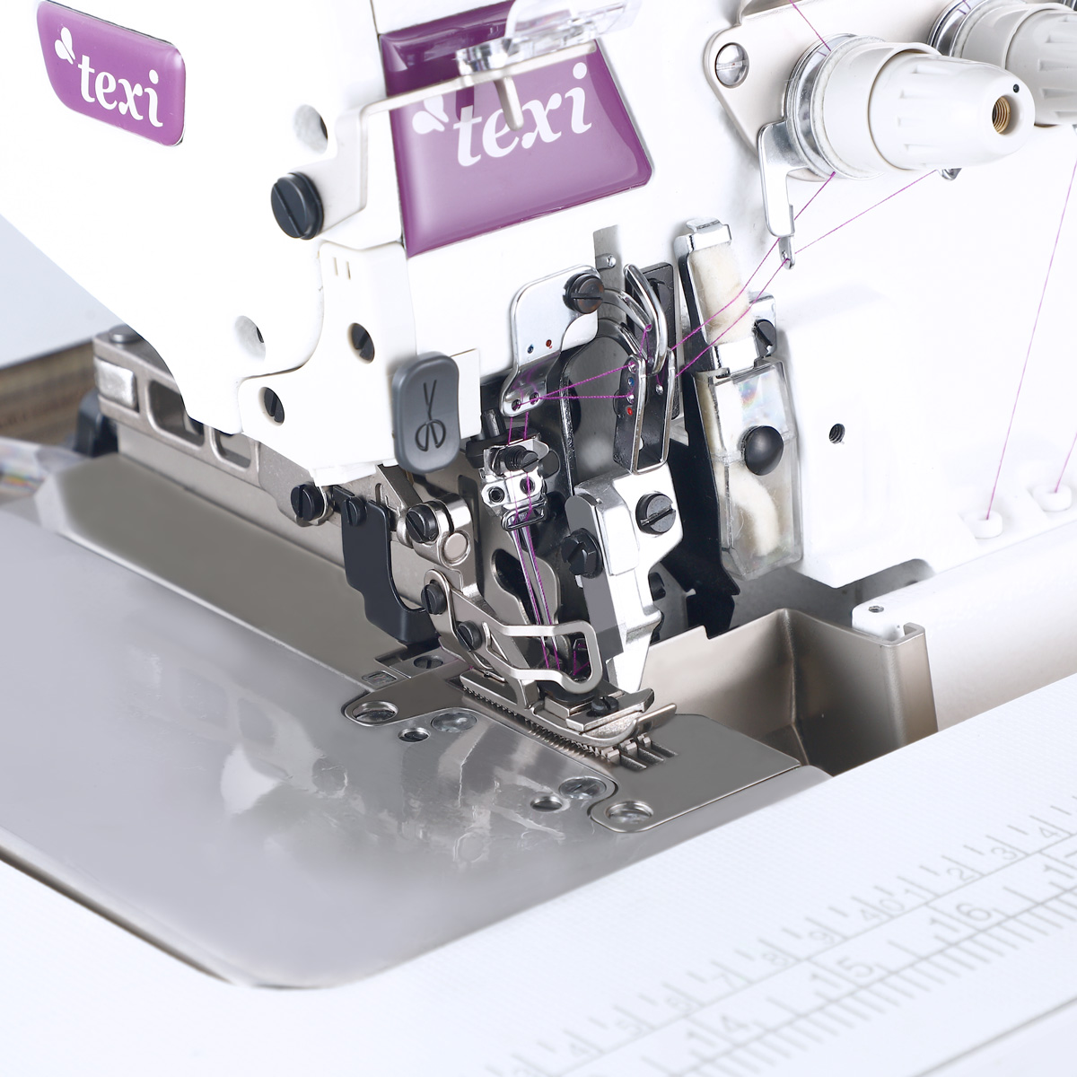 TEXI QUATTRO 3F PREMIUM - Automatic overlock 2-needle, 4-thread TEXI QUATTRO 3F - 2 Automatic overlock 2-needle, 4-thread TEXI QUATTRO 3F