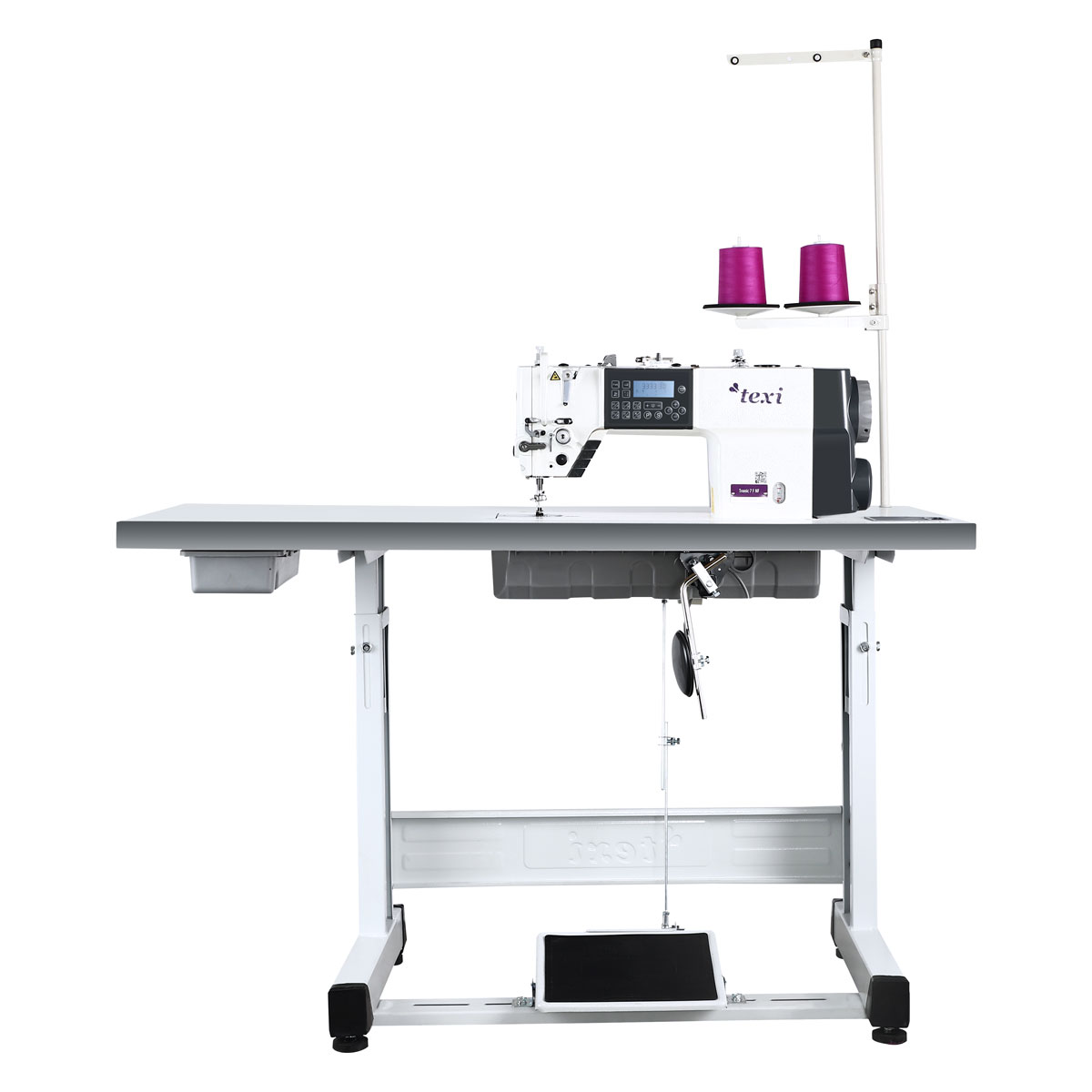 Automatic lockstitch machine with needle feed TEXI TRONIC 7F NF